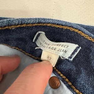 Madewell Dark Blue Denim Jeans